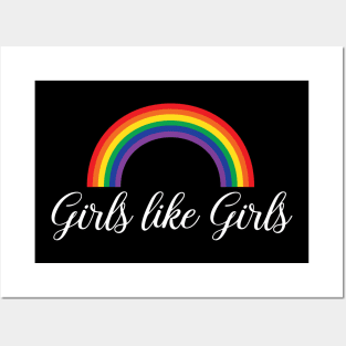 Girls Like Girls LGBT Gay Pride Lesbian Posters and Art